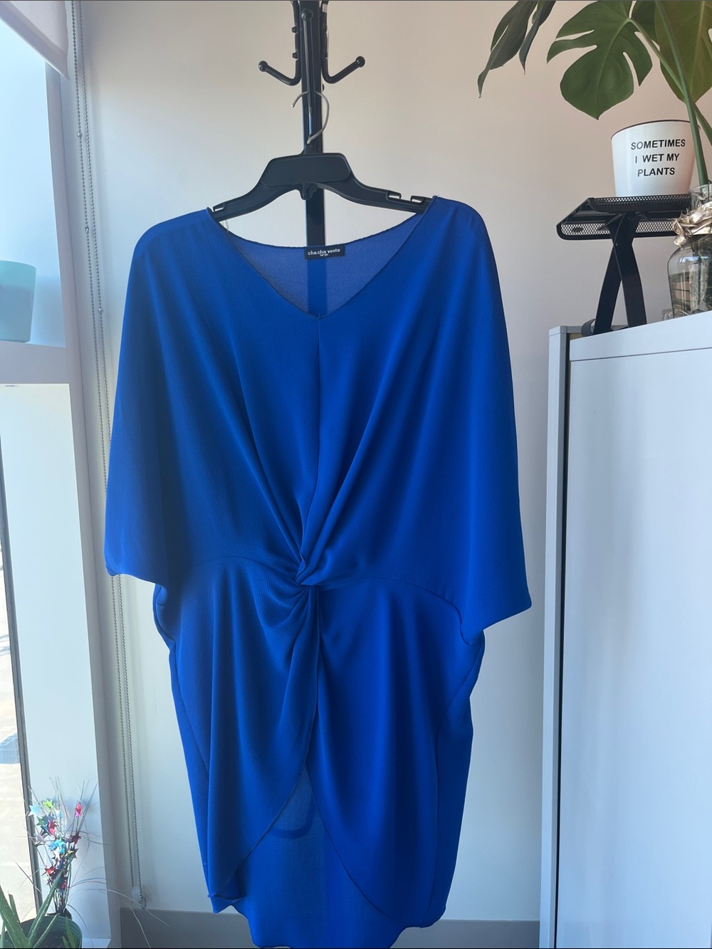 Oversized Royal Blue Blouse